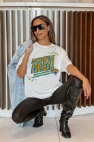 JACKSONVILLE JAGUARS COMING IN HOT OVERSIZED CREWNECK TEE