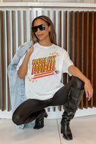 KANSAS CITY CHIEFS COMING IN HOT OVERSIZED CREWNECK TEE