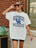 KENTUCKY WILDCATS UP YOUR GAME OVERSIZED CREWNECK TEE BY MADI PREWETT