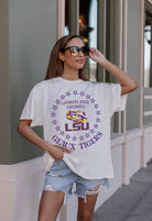 LSU TIGERS ON POINT OVERSIZED CREWNECK TEE