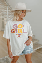 MINNESOTA GOLDEN GOPHERS GO GIRL OVERSIZED CREWNECK TEE