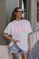 NORTHERN ARIZONA LUMBERJACKS GAMEDAY ERA OVERSIZED CREWNECK TEE