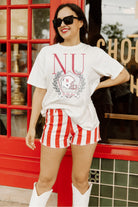 NEBRASKA CORNHUSKERS ABOVE THE REST OVERSIZED CREWNECK TEE