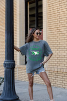 NORTH DAKOTA FIGHTING HAWKS BRIGHTEST STAR OVERSIZED CREWNECK TEE