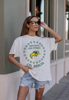 NORTH DAKOTA STATE BISON ON POINT OVERSIZED CREWNECK TEE