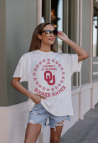 OKLAHOMA SOONERS ON POINT OVERSIZED CREWNECK TEE