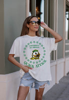 OREGON DUCKS ON POINT OVERSIZED CREWNECK TEE