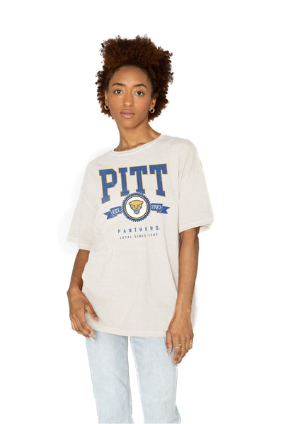 Women's Oversized Boyfriend Pittsburgh Steelers Graphic Tee, Women's Tops