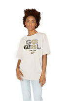 PURDUE BOILERMAKERS GO GIRL OVERSIZED CREWNECK TEE