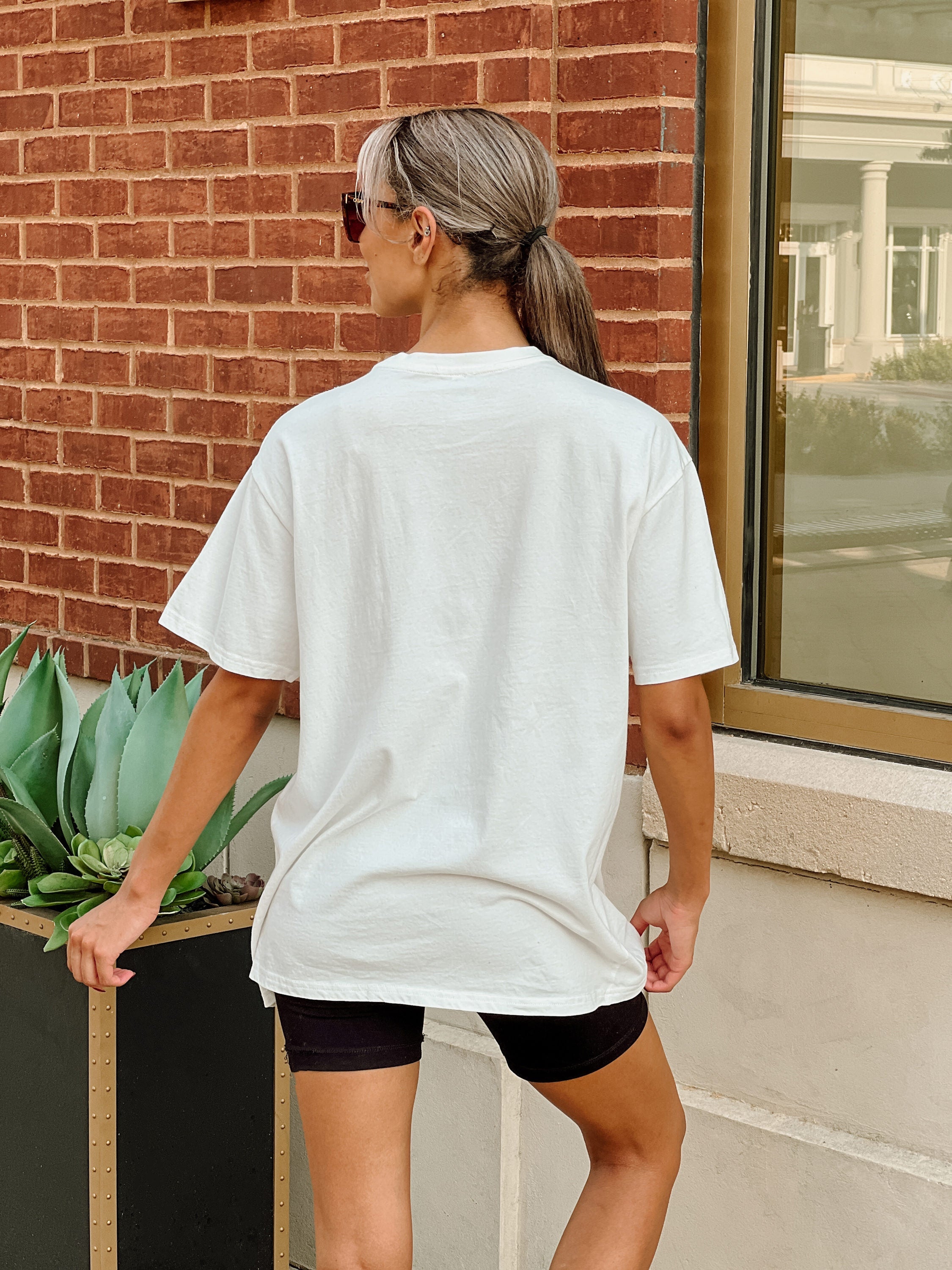 STANFORD CARDINAL ON POINT OVERSIZED CREWNECK TEE