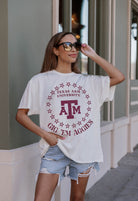 TEXAS A&M AGGIES ON POINT OVERSIZED CREWNECK TEE