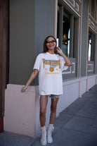 TENNESSEE VOLUNTEERS COURT DATE OVERSIZED CREWNECK TEE