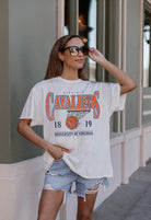 VIRGINIA CAVALIERS COURT DATE OVERSIZED CREWNECK TEE