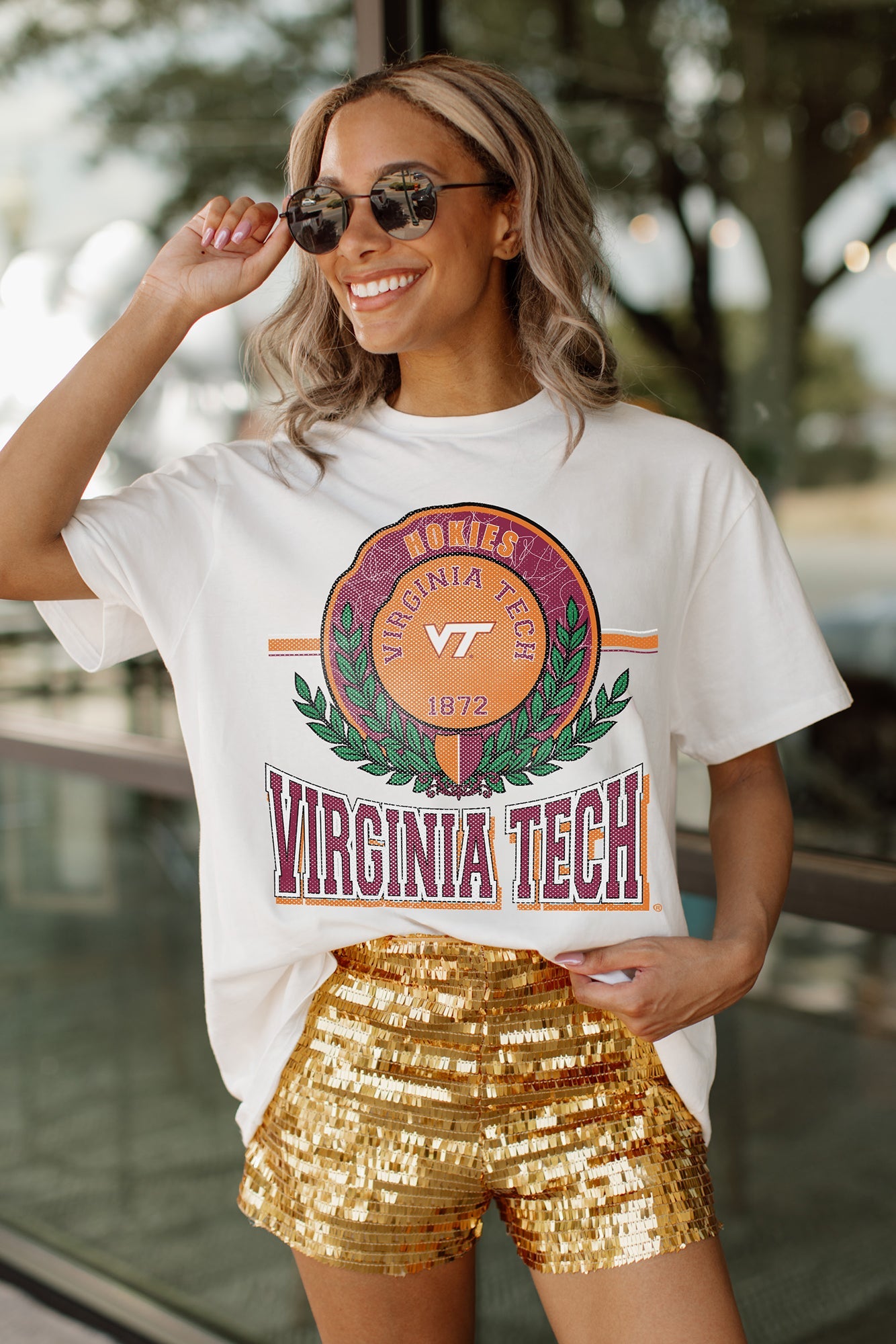 Official Virginia Tech 2007 Bass Fishing Crewneck Sweatshirt - Teebreat