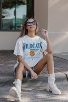 VILLANOVA WILDCATS COURT DATE OVERSIZED CREWNECK TEE