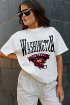 WASHINGTON COMMANDERS ENFORCER RELAXED FIT SHORT SLEEVE CREWNECK TEE