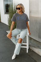 BUTLER BULLDOGS AFTER PARTY STUDDED SHORT SLEEVE MODERATELY CROPPED TEE