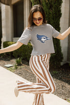 CREIGHTON BLUEJAYS GAMEDAY GALORE  STUDDED SHORT SLEEVE MODERATELY CROPPED TEE