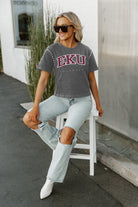 EASTERN KENTUCKY COLONELS AFTER PARTY STUDDED SHORT SLEEVE MODERATELY CROPPED TEE