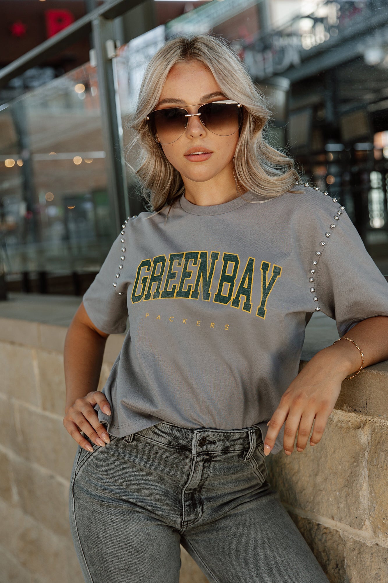 Green Bay Packers NFL Womens Gameday Mesh Crop Top
