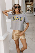 NORTHERN ARIZONA LUMBERJACKS AFTER PARTY STUDDED SHORT SLEEVE MODERATELY CROPPED TEE