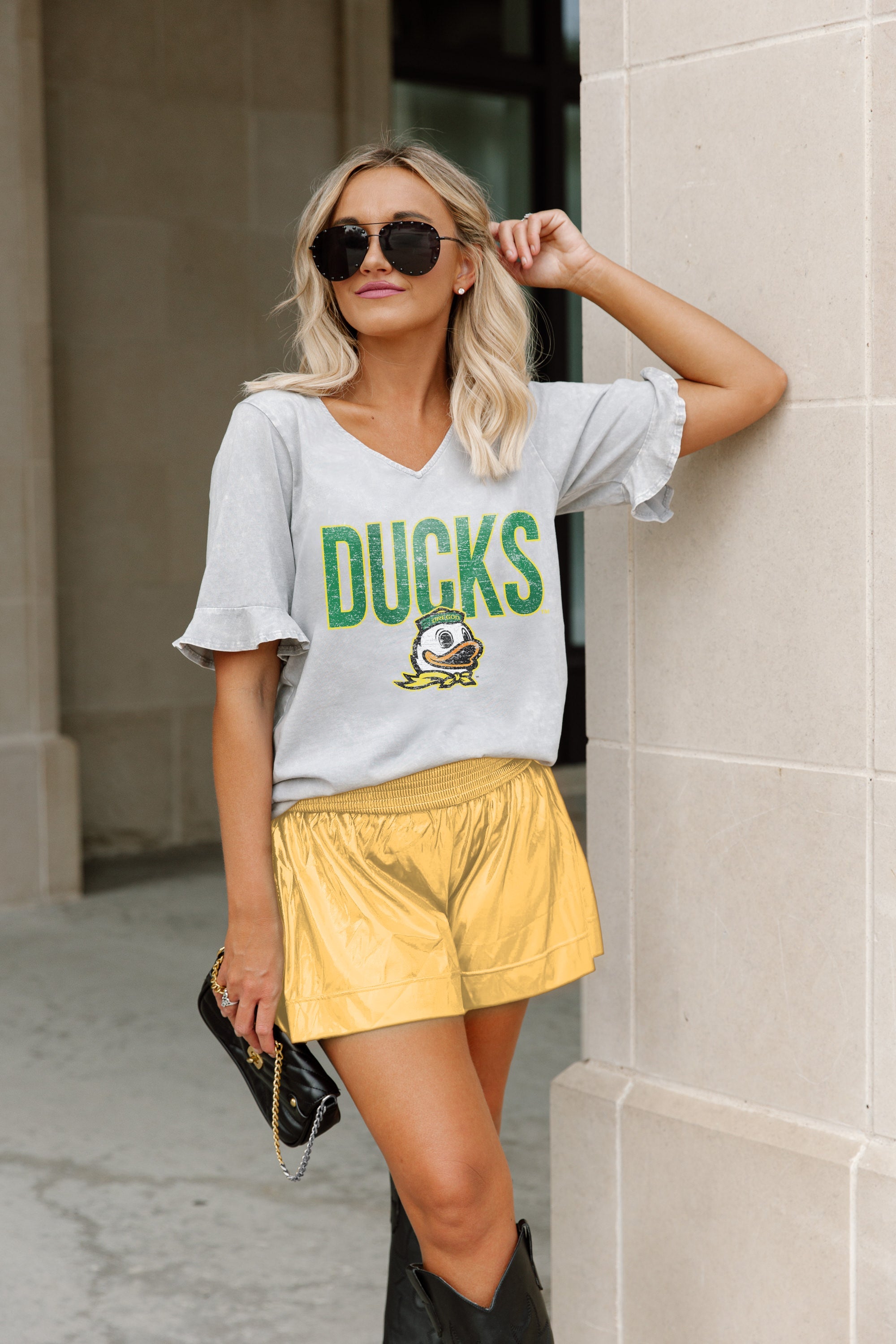 OREGON DUCKS BE A CHAMPION OVERSIZED CREWNECK TEE BY MADI PREWETT TROUTT