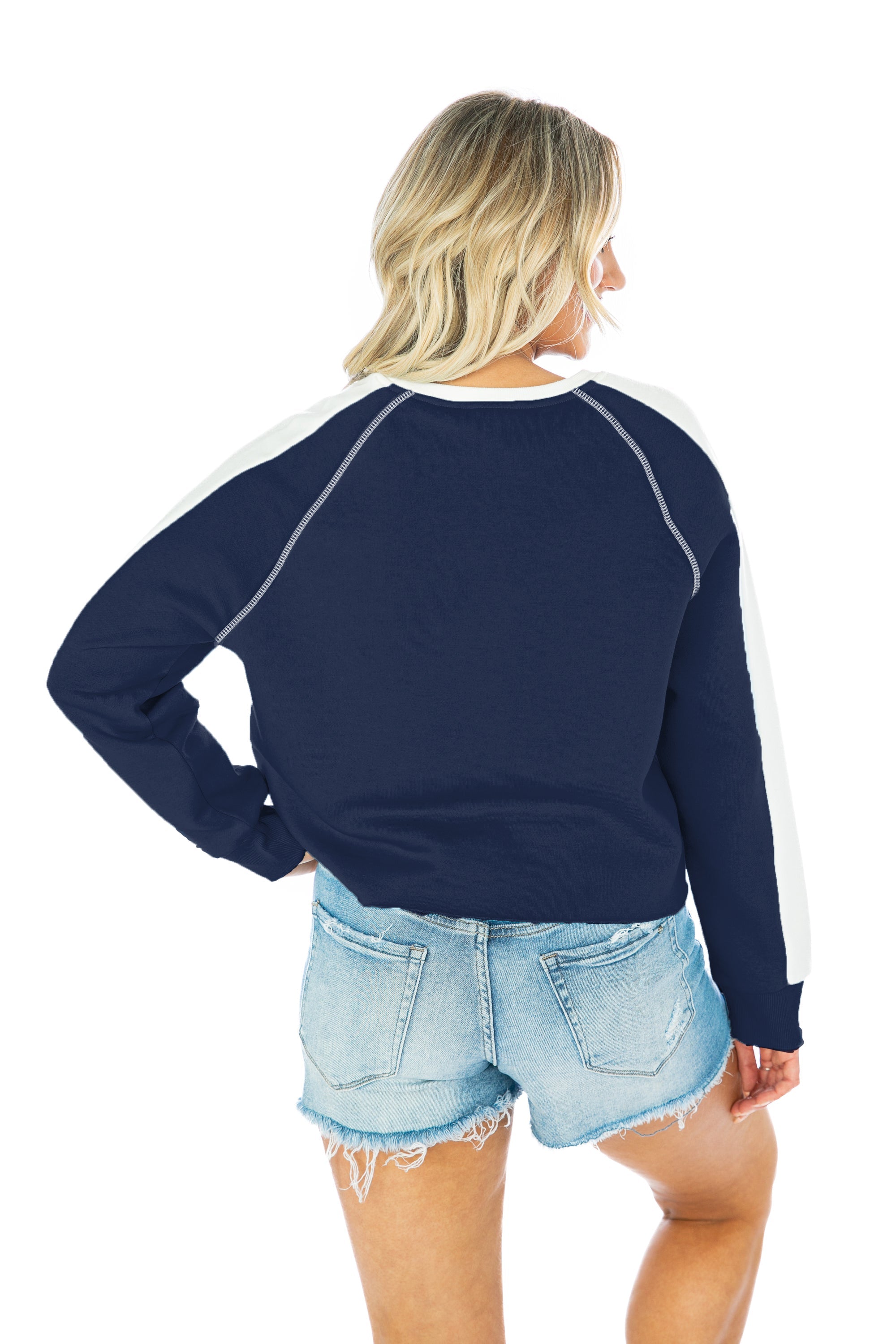 Women's Dallas Cowboys Gameday Couture Navy Huddle Up