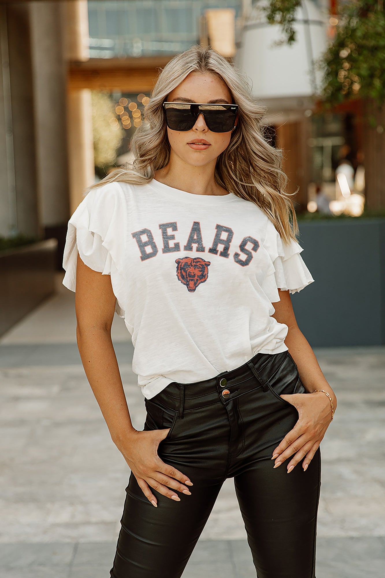 Chicago Bears True Classics Cotton Slub Elevated T-Shirt