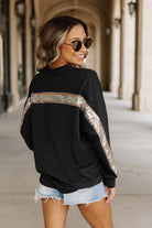 CENTRAL FLORIDA KNIGHTS GUESS WHO'S BACK SEQUIN YOKE PULLOVER