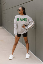 COLORADO STATE RAMS GUESS WHO'S BACK SEQUIN YOKE PULLOVER