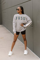 FORT VALLEY STATE WILDCATS GUESS WHO'S BACK SEQUIN YOKE PULLOVER