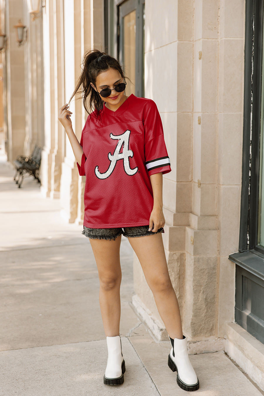 ALABAMA CRIMSON TIDE ROOKIE MOVE ICONIC OVERSIZED FASHION JERSEY