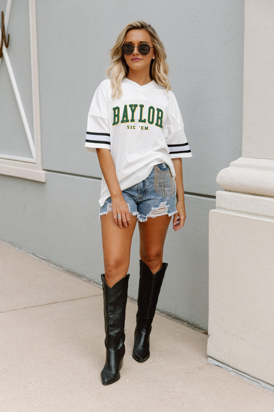 BAYLOR BEARS OPTION PLAY ICONIC OVERSIZED FASHION JERSEY