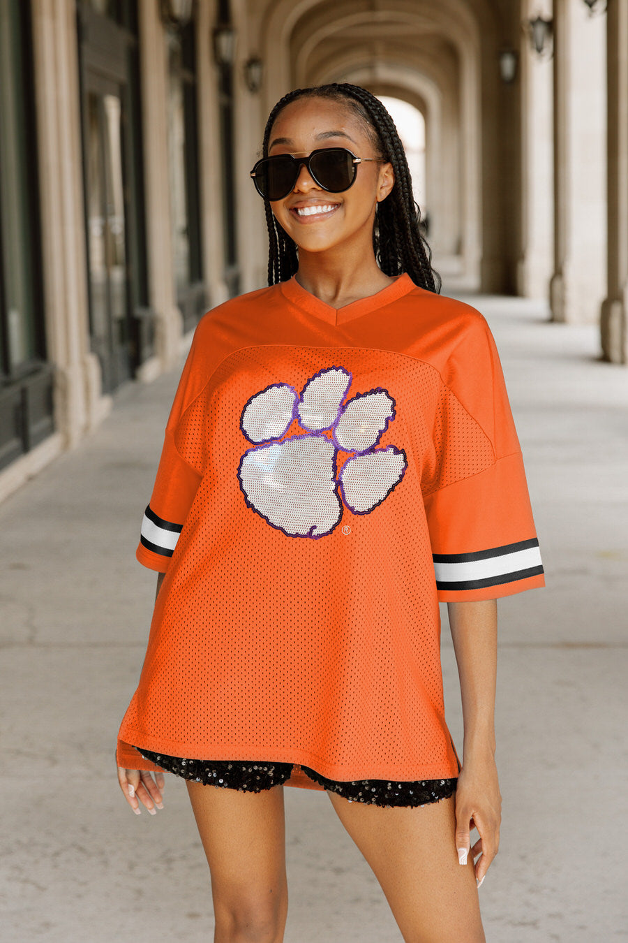 CLEMSON TIGERS ROOKIE MOVE ICONIC OVERSIZED FASHION JERSEY