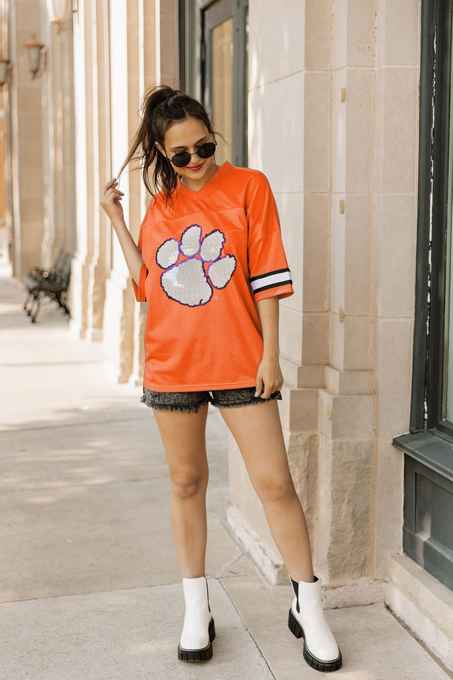 CLEMSON TIGERS ROOKIE MOVE ICONIC OVERSIZED FASHION JERSEY