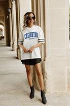 CREIGHTON BLUEJAYS OPTION PLAY ICONIC OVERSIZED FASHION JERSEY