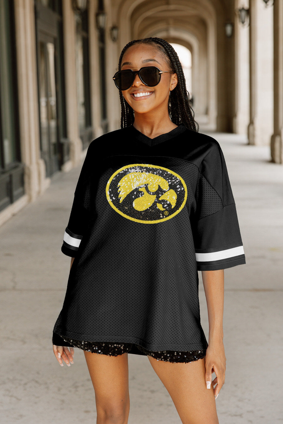 IOWA HAWKEYES ROOKIE MOVE ICONIC OVERSIZED FASHION JERSEY