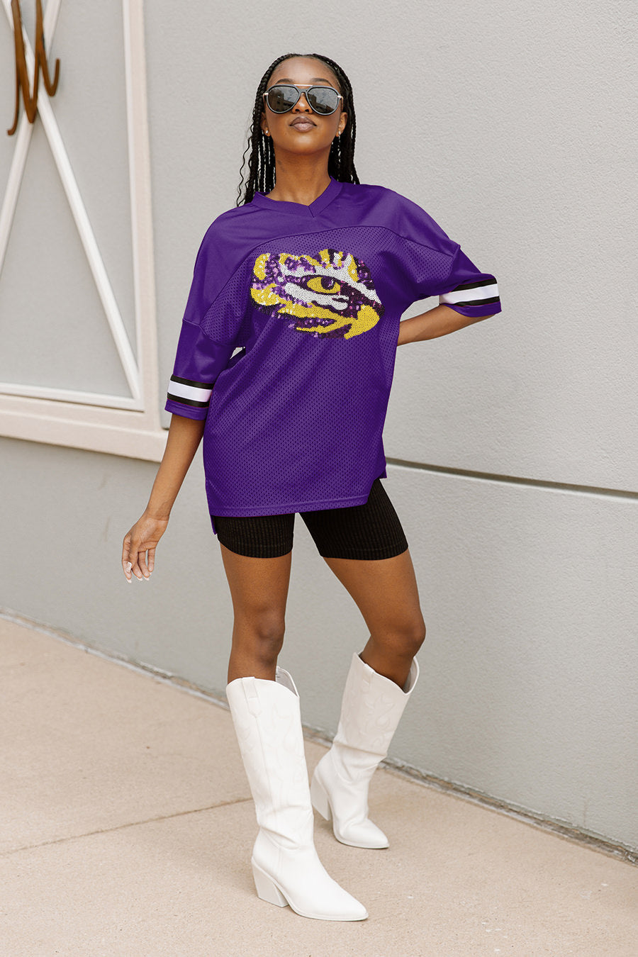 GC LSU Tigers Rookie Move Iconic Oversized Fashion Jersey