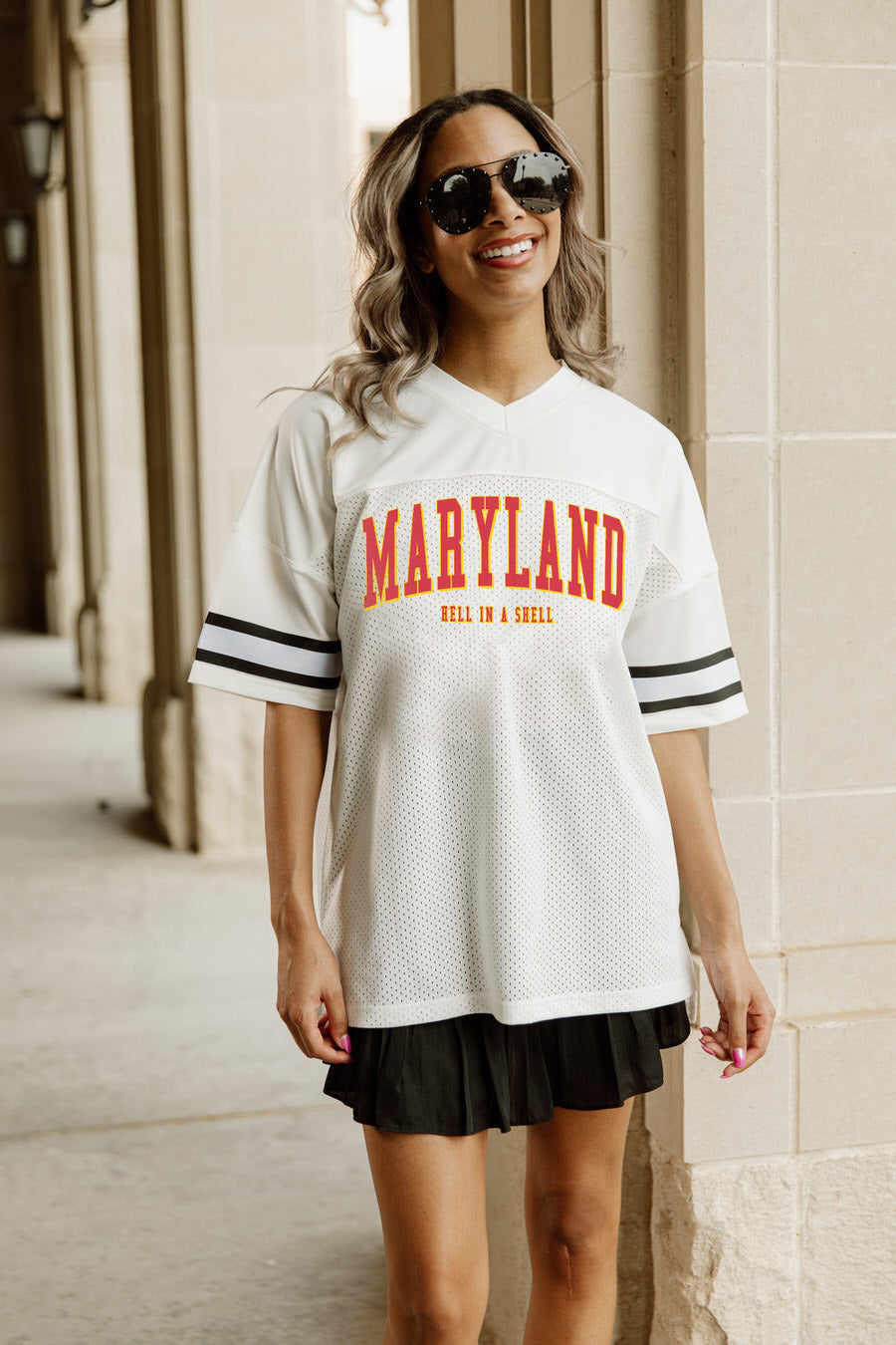 MARYLAND TERRAPINS OPTION PLAY ICONIC OVERSIZED FASHION JERSEY