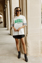 MARSHALL THUNDERING HERD OPTION PLAY ICONIC OVERSIZED FASHION JERSEY