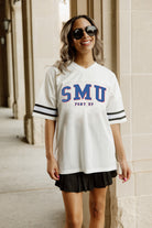 SMU MUSTANGS OPTION PLAY ICONIC OVERSIZED FASHION JERSEY