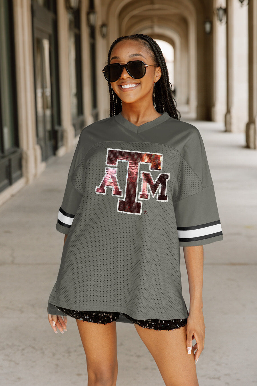 TEXAS A&M AGGIES ROOKIE MOVE ICONIC OVERSIZED FASHION JERSEY