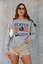 DENVER BRONCOS NO TIMEOUTS FADED WASH PULLOVER