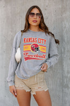 KANSAS CITY CHIEFS NO TIMEOUTS FADED WASH PULLOVER