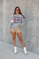 NEW ENGLAND PATRIOTS NO TIMEOUTS FADED WASH PULLOVER