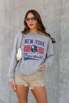 NEW YORK GIANTS NO TIMEOUTS FADED WASH PULLOVER