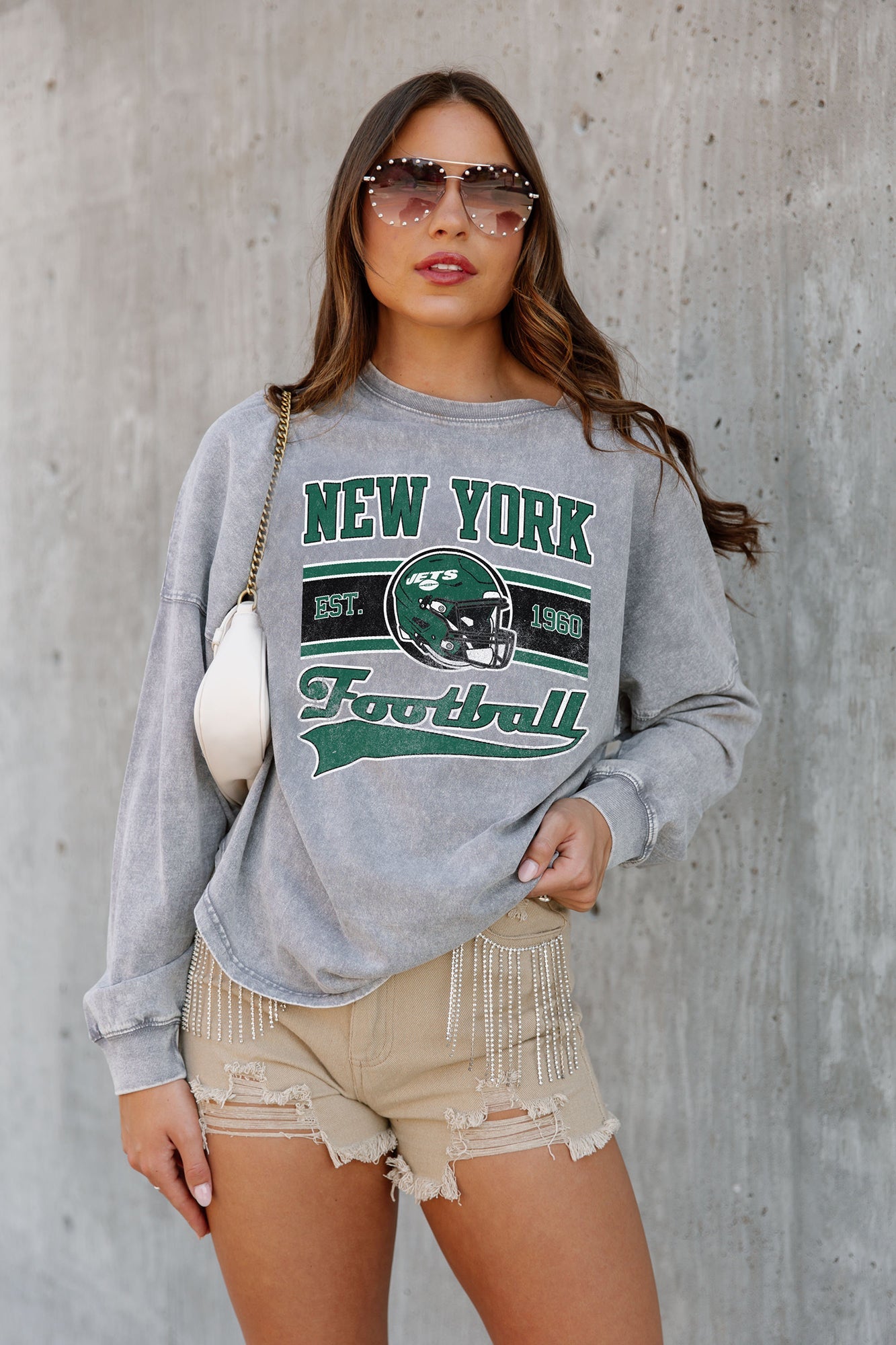 New York Jets Funky Gameday Lightweight Sweatshirt for Sale by