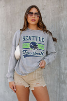 SEATTLE SEAHAWKS NO TIMEOUTS FADED WASH PULLOVER