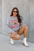 SAN FRANCISCO 49ERS NO TIMEOUTS FADED WASH PULLOVER