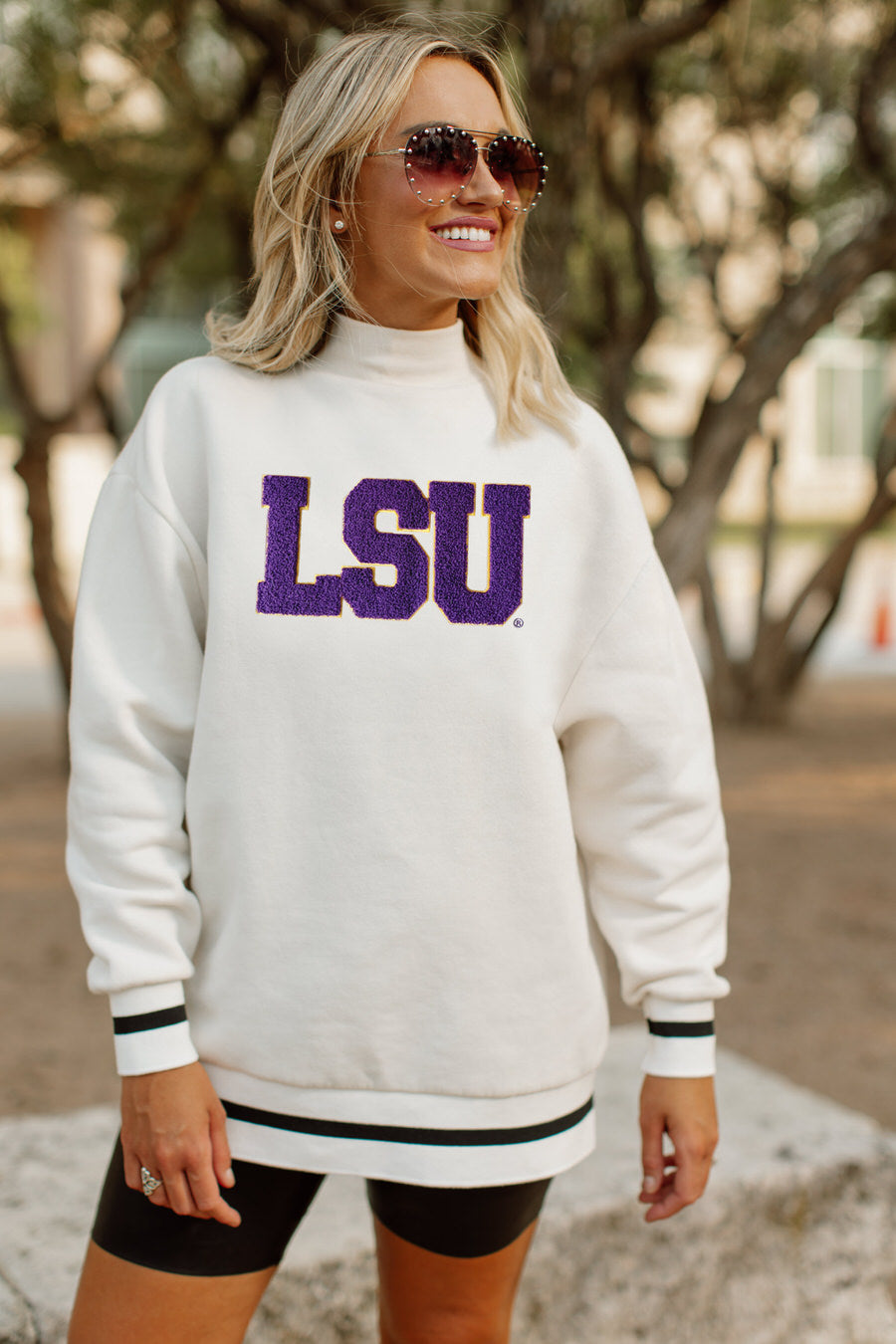 LSU TIGERS THIS IS IT MOCK PULLOVER